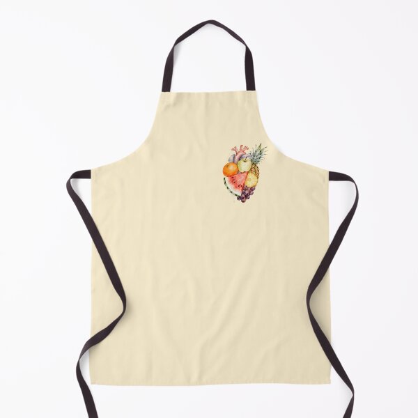 Item preview, Watercolor Tropical Fruit Anatomical Heart | Surreal Healthy Heart Illustration designed and sold by MariPon.