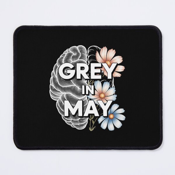 Item preview, Grey in May Brain Tumor Awareness Grey Ribbon Brain Cancer Survivor designed and sold by SapfireStuArt.