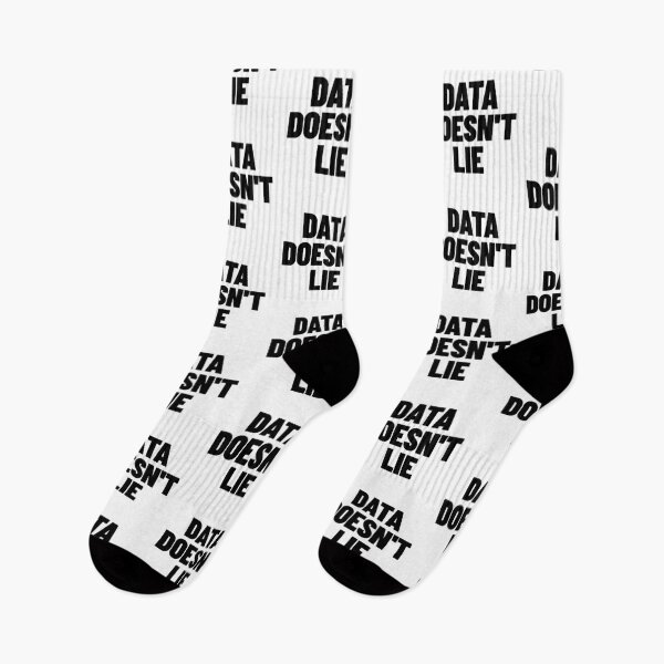 Item preview, Data Doesn't Lie - Finance, Tech & Analyst Quote designed and sold by MotionBanana Art.