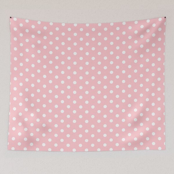 Item preview, Mini Polka Dot Rose Pink and White designed and sold by Jeallan Designs.