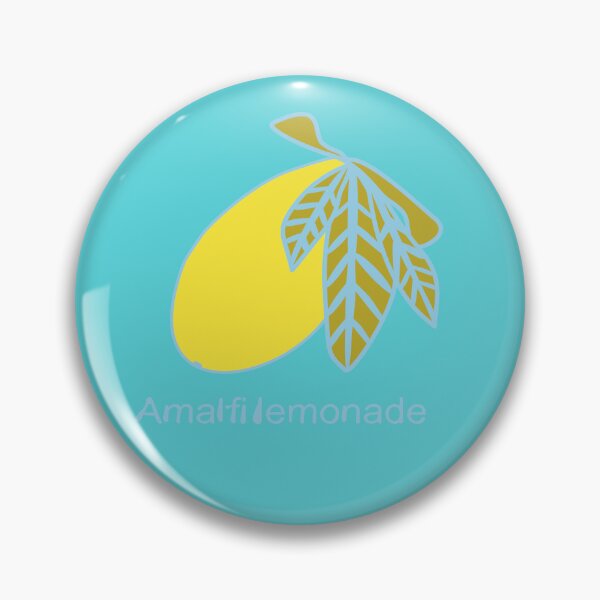 Item preview, Amalfi lemonade logo with lemon fruit and leaves vector illustration designed and sold by TaniaArtDesign.