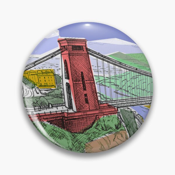 Item preview, Clifton Suspension Bridge Bristol Original Artwork Watercolour designed and sold by KALEIDOSCOPE UK.