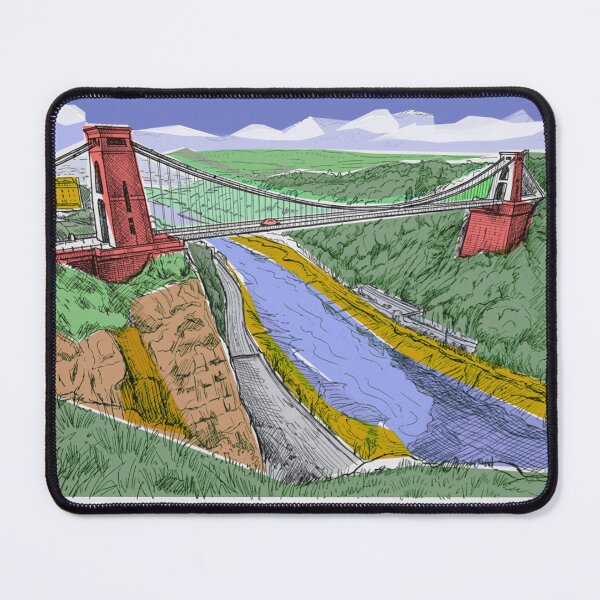 Item preview, Clifton Suspension Bridge Bristol Original Artwork Watercolour designed and sold by KALEIDOSCOPE UK.