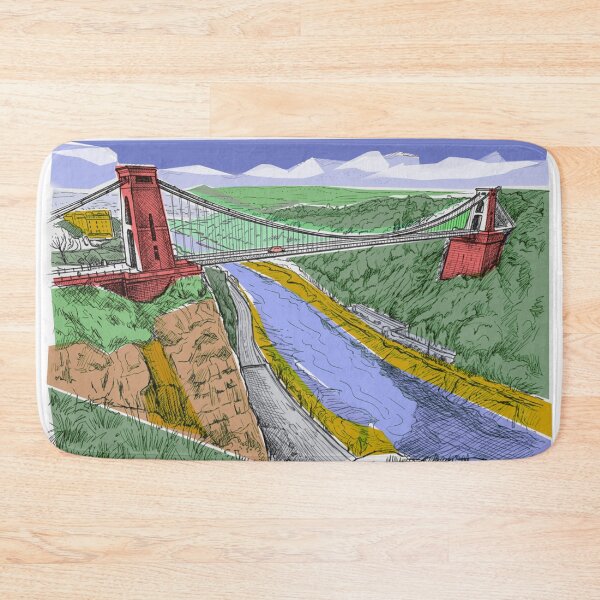 Item preview, Clifton Suspension Bridge Bristol Original Artwork Watercolour designed and sold by KALEIDOSCOPE UK.