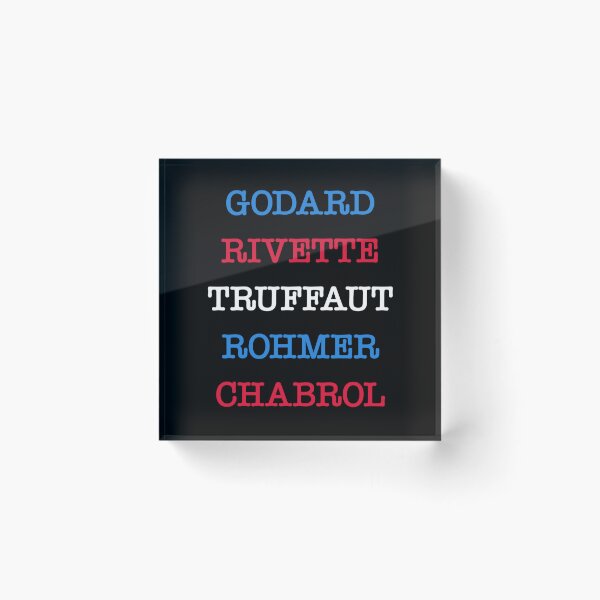 Item preview, French New Wave Directors Poster | Godard Rivette Truffaut Rohmer Chabrol Art Print designed and sold by Grand Illusions.