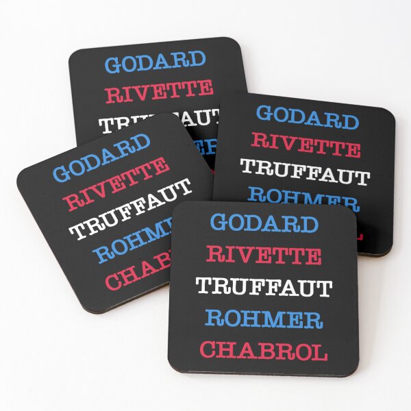 Item preview, French New Wave Directors Poster | Godard Rivette Truffaut Rohmer Chabrol Art Print designed and sold by Grand Illusions.