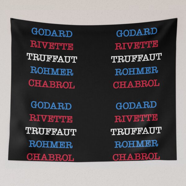 Item preview, French New Wave Directors Poster | Godard Rivette Truffaut Rohmer Chabrol Art Print designed and sold by Grand Illusions.