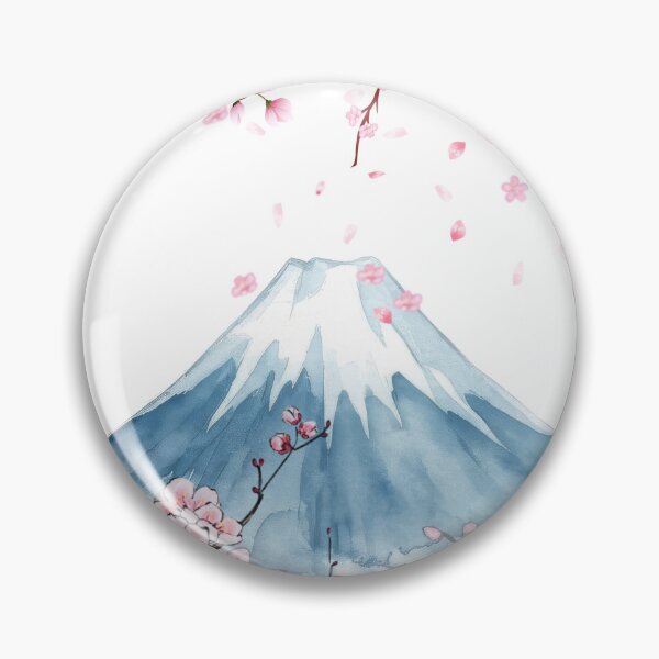 Item preview, Mount Fuji with cherry blossoms! designed and sold by VOODesigns.