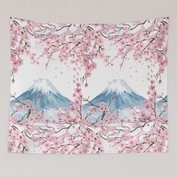 Item preview, Mount Fuji with cherry blossoms! designed and sold by VOODesigns.