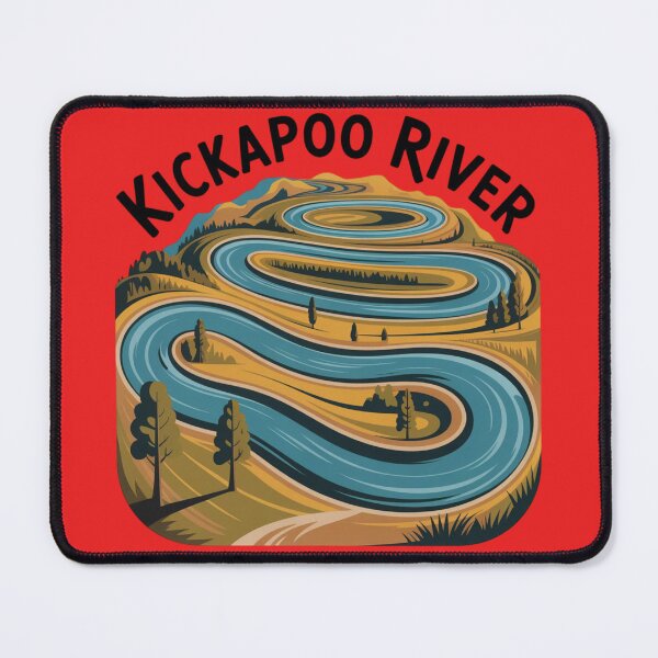 Item preview, Kickapoo river - nature experiences in Wisconsin designed and sold by DamioPolArt.