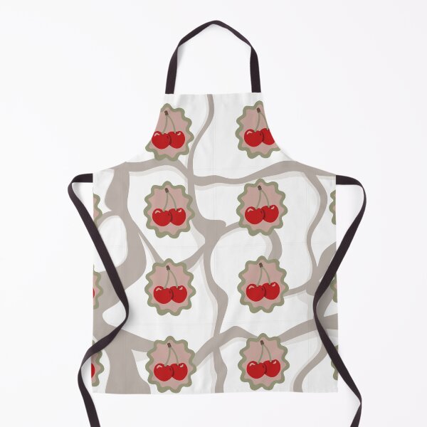 Item preview, Retro Cherry Pattern – Cute Vintage Fruit Ribbon Aesthetic designed and sold by Barelythere2324.