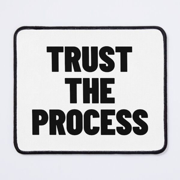 Item preview, Trust The Process - Motivational Investment & Hustle Quote designed and sold by MotionBanana Art.