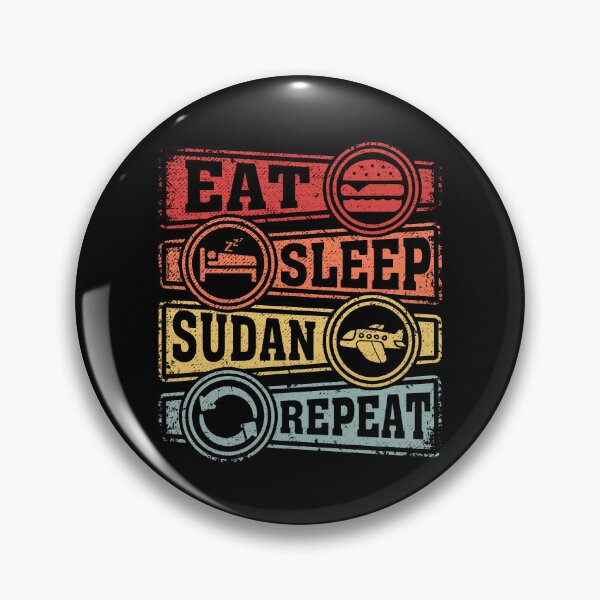 Item preview, Eat Sleep Sudan Repeat designed and sold by GabbyKash.