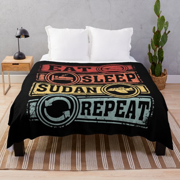 Item preview, Eat Sleep Sudan Repeat designed and sold by GabbyKash.