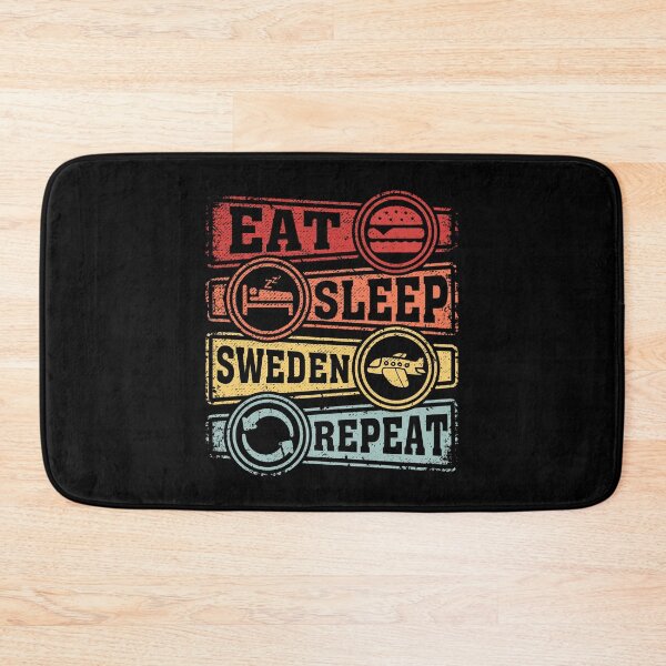 Item preview, Eat Sleep Sweden Repeat designed and sold by GabbyKash.