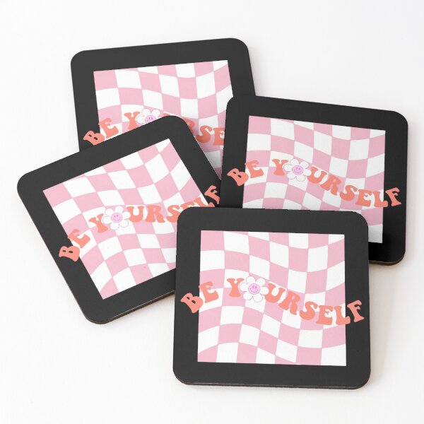 Item preview, Be Yourself Retro Checkerboard Design - Positive Aesthetic Art designed and sold by Rangmanch.