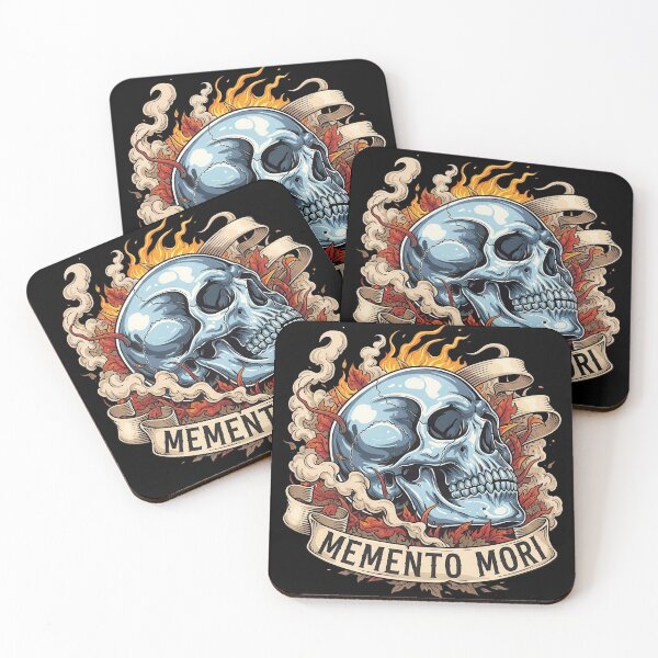 Item preview, Memento Mori Skull and Smokes Flame designed and sold by nuel-art.