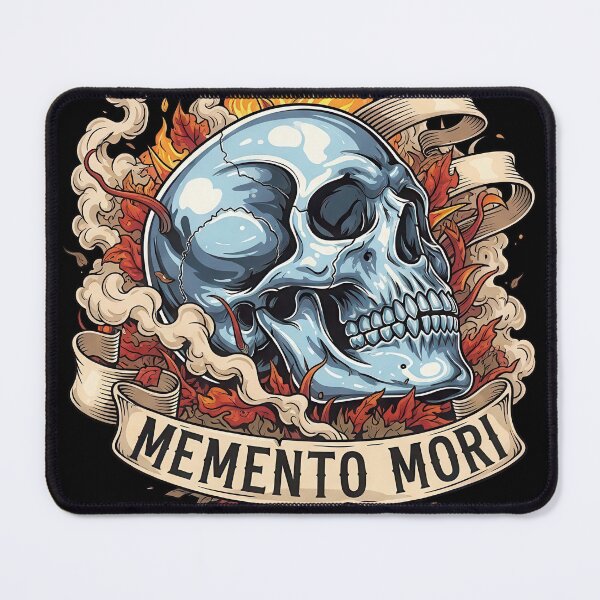 Item preview, Memento Mori Skull and Smokes Flame designed and sold by nuel-art.