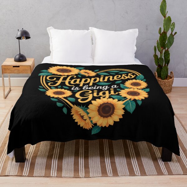 Item preview, Happiness is Being A Gigi Sunflower Grandma designed and sold by SapfireStuArt.