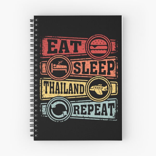 Item preview, Eat Sleep Thailand Repeat designed and sold by GabbyKash.
