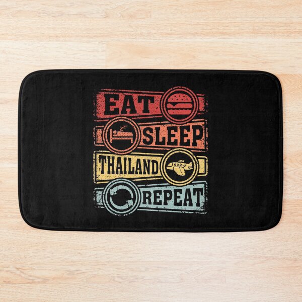 Item preview, Eat Sleep Thailand Repeat designed and sold by GabbyKash.
