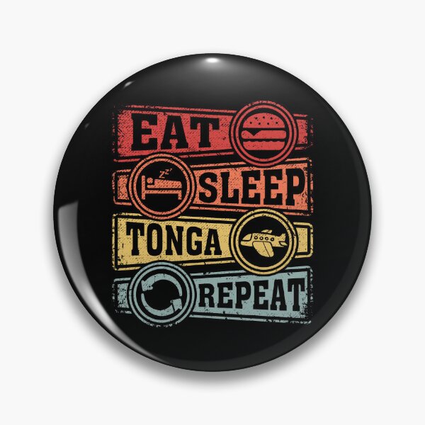 Item preview, Eat Sleep Tonga Repeat designed and sold by GabbyKash.