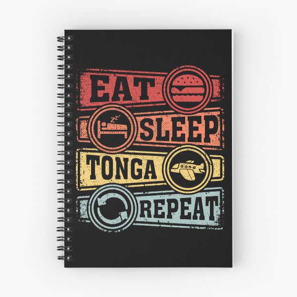 Item preview, Eat Sleep Tonga Repeat designed and sold by GabbyKash.