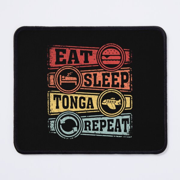 Item preview, Eat Sleep Tonga Repeat designed and sold by GabbyKash.