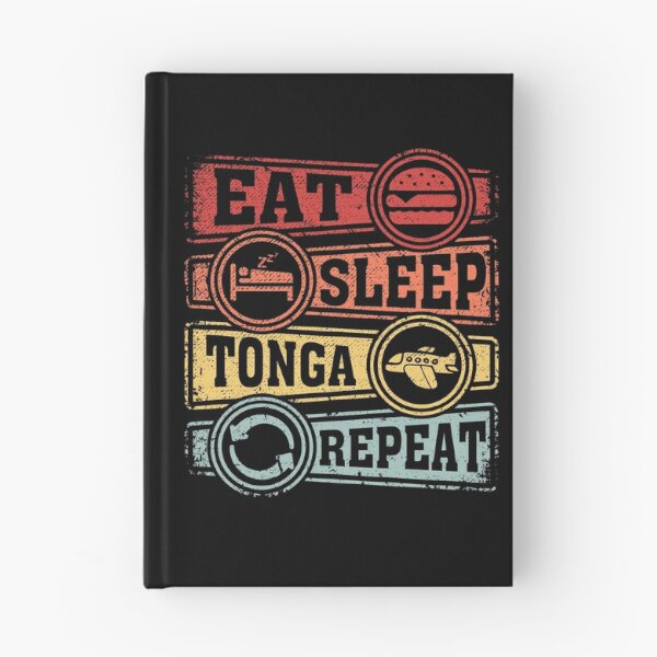 Item preview, Eat Sleep Tonga Repeat designed and sold by GabbyKash.