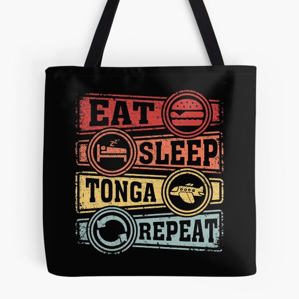 Item preview, Eat Sleep Tonga Repeat designed and sold by GabbyKash.