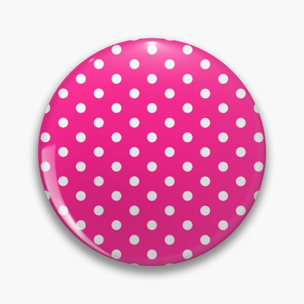 Item preview, Mini Polka Dot Vivid Rose and White designed and sold by Jeallan Designs.