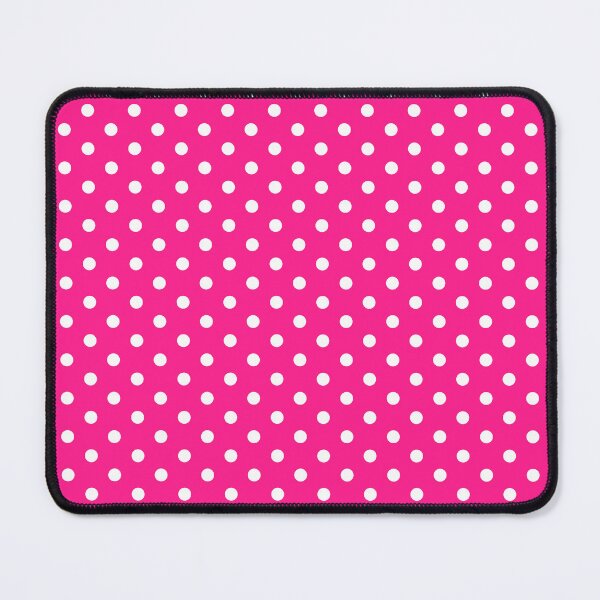 Item preview, Mini Polka Dot Vivid Rose and White designed and sold by Jeallan Designs.