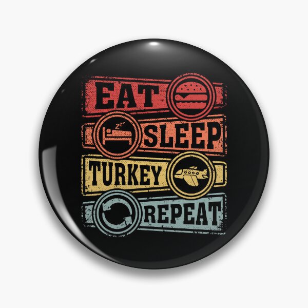 Item preview, Eat Sleep Turkey Repeat designed and sold by GabbyKash.