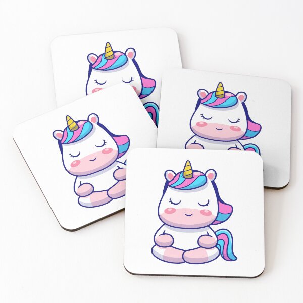 Item preview, Cute Meditating Unicorn designed and sold by Christi W 	 Witherspoon.