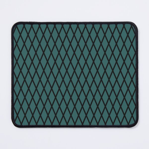 Item preview, Teal And Black Lattice Pattern designed and sold by pattern-archive.