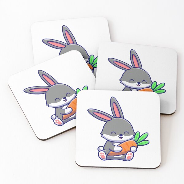 Item preview, Cute Bunny Hugging Big Carrot designed and sold by Christi W 	 Witherspoon.