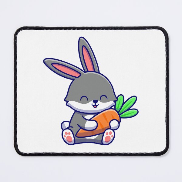 Item preview, Cute Bunny Hugging Big Carrot designed and sold by Christi W Witherspoon.