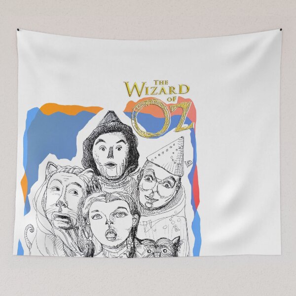 Item preview, Lucky Birthday From Wizard of OZ Characters (Ink Drawing by ACCI) designed and sold by VanyssaGraphics.