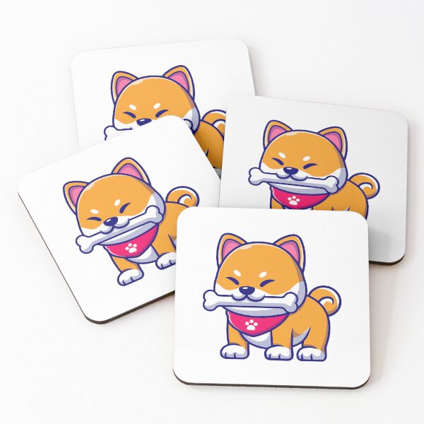 Item preview, Cute Shiba Inu Dog with Bone designed and sold by Christi W 	 Witherspoon.