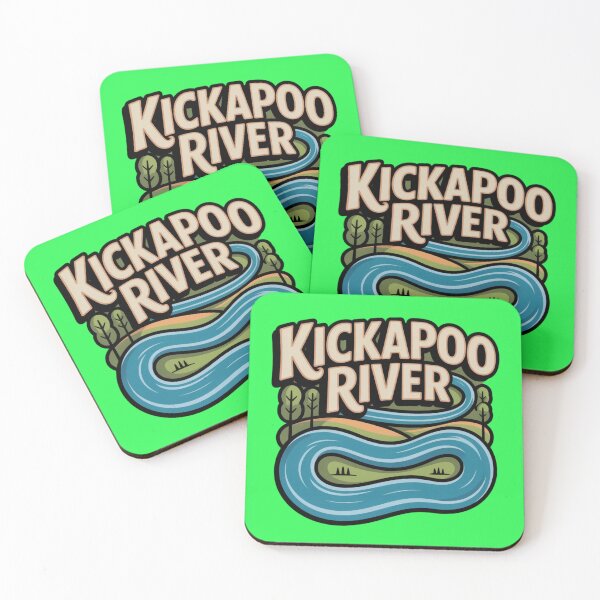 Item preview, Kickapoo river - relaxing adventures in Wisconsin designed and sold by DamioPolArt.