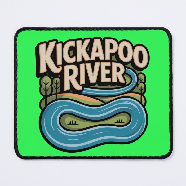 Item preview, Kickapoo river - relaxing adventures in Wisconsin designed and sold by DamioPolArt.