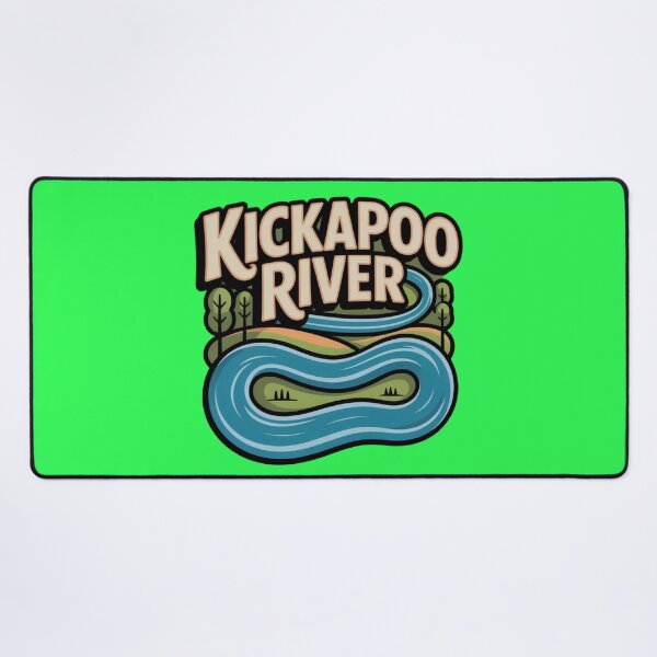 Item preview, Kickapoo river - relaxing adventures in Wisconsin designed and sold by DamioPolArt.