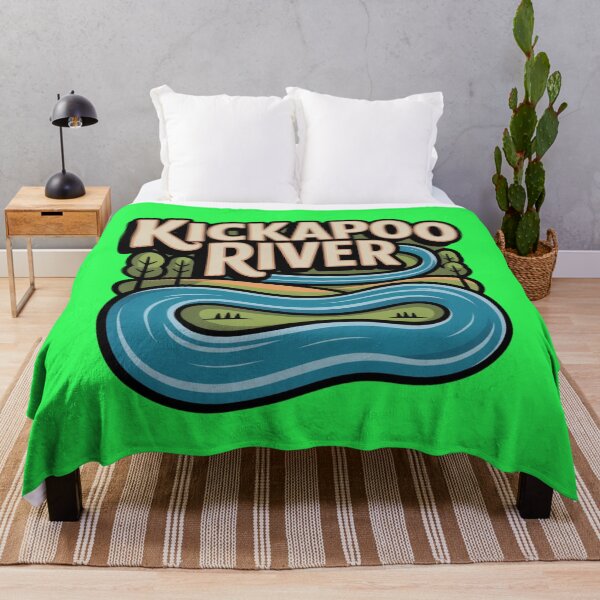 Item preview, Kickapoo river - relaxing adventures in Wisconsin designed and sold by DamioPolArt.