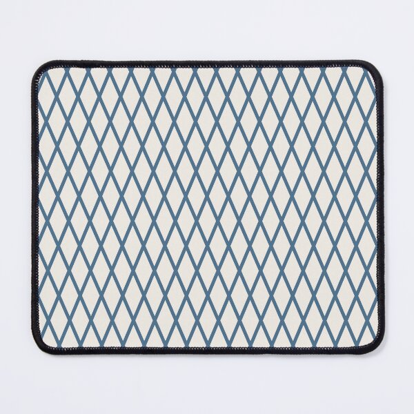 Item preview, Cream And Blue Lattice Pattern designed and sold by pattern-archive.