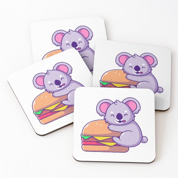 Item preview, Cute Koala Hugging Giant Burger designed and sold by Christi W 	 Witherspoon.