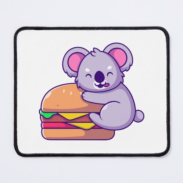 Item preview, Cute Koala Hugging Giant Burger designed and sold by Christi W Witherspoon.