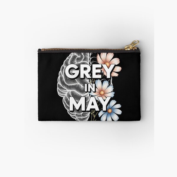 Item preview, Grey in May Brain Tumor Awareness Grey Ribbon Brain Cancer Survivor designed and sold by SapfireStuArt.