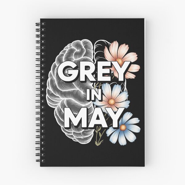 Item preview, Grey in May Brain Tumor Awareness Grey Ribbon Brain Cancer Survivor designed and sold by SapfireStuArt.