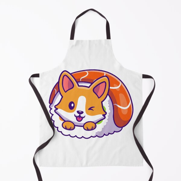 Item preview, Cute Corgi Salmon Sushi Roll Kawaii Anime Dog designed and sold by Christi W Witherspoon.