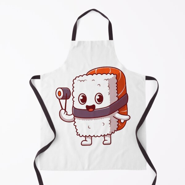 Item preview, Happy Nigiri Sushi Character Holding Maki Chopsticks designed and sold by Christi W Witherspoon.